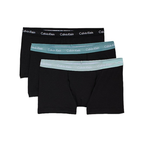 3PACK Vyriški boksininko šortai Calvin Klein oversized black (NB2665A-Q3R)