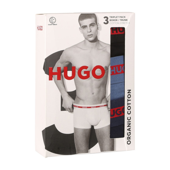 3PACK Vyriški boksininko šortai HUGO daugiaspalviai (50517883 970)