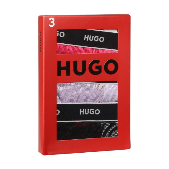 3PACK Moteriškos kelnaitės HUGO multicolour (50523826 960)