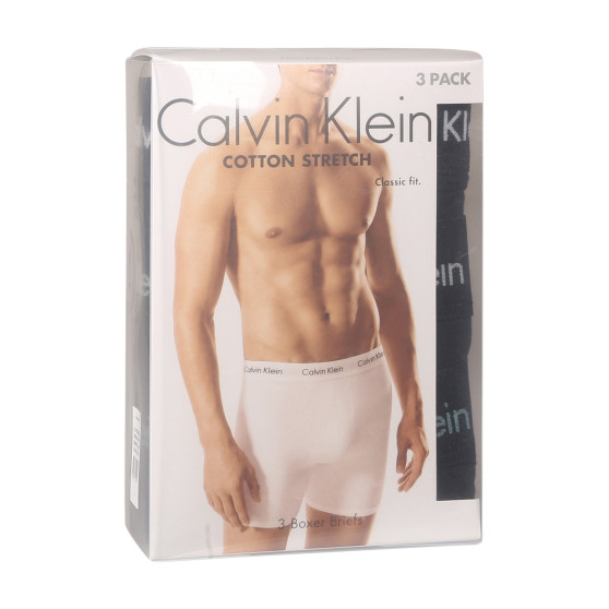 3PACK Vyriški boksininko šortai Calvin Klein juodi (NB1770A-Q5F)