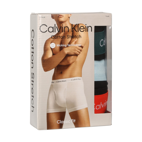 3PACK Vyriški boksininko šortai Calvin Klein juodi (NB2615A-NLS)