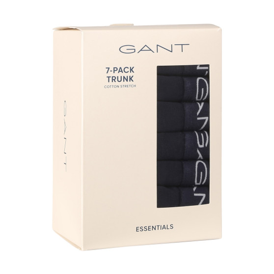 7PACK Vyriški boksininko šortai Gant mėlyni (900017003-410)