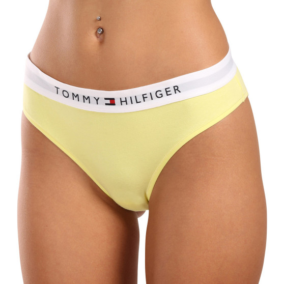 Moteriškos kelnaitės Tommy Hilfiger geltonos spalvos (UW0UW04145 ZIN)