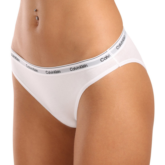 3PACK Moteriškos kelnaitės Calvin Klein white (QD5207E-100)