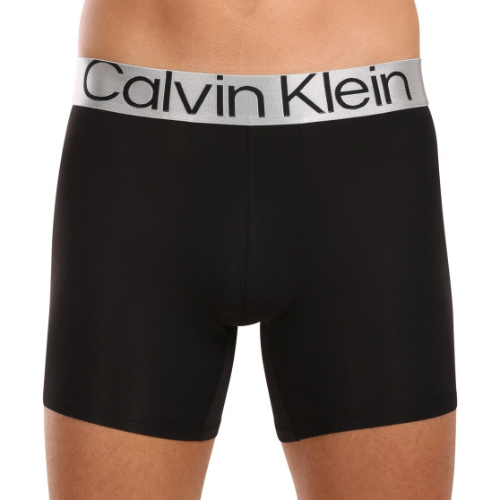 3PACK Vyriški boksininko šortai Calvin Klein juodi (NB3075A-QTE)