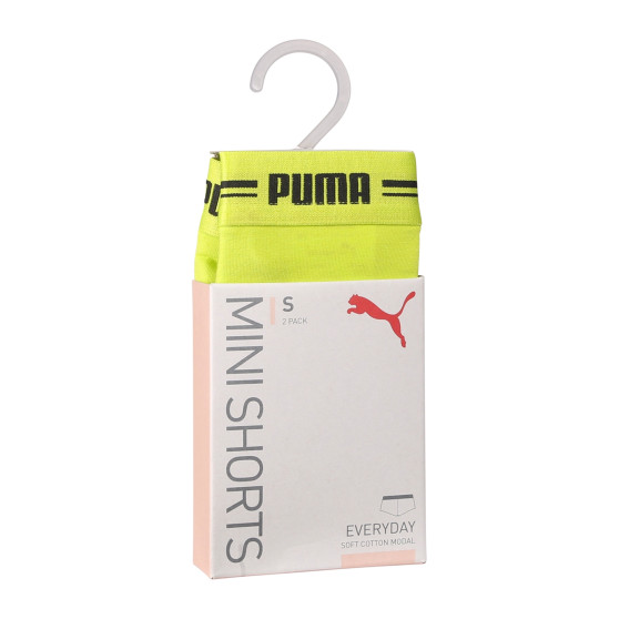 2PACK moteriškos kelnaitės Puma geltonos spalvos (603033001 021)