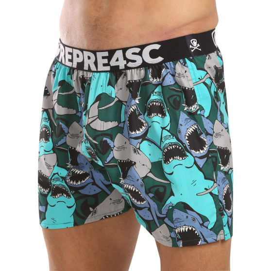 Represent Išskirtiniai vyriški šortai Mike Happy Sharks (R4M-BOX-0709)