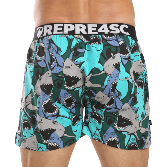 Represent Išskirtiniai vyriški šortai Mike Happy Sharks (R4M-BOX-0709)