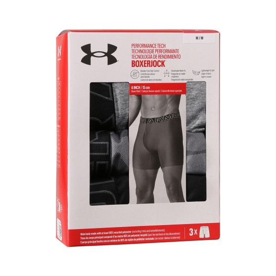 3PACK Vyriški boksininko šortai Under Armour daugiaspalviai (1383879 035)