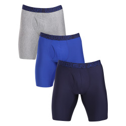 3PACK Vyriški boksininko šortai Under Armour juodi (1383880 001)