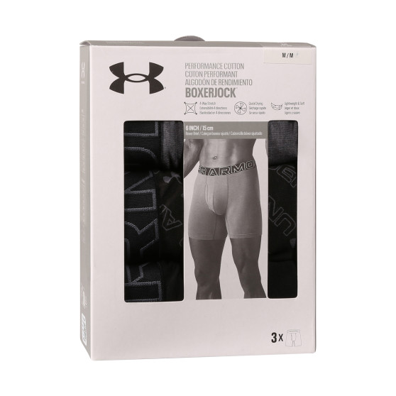 3PACK Vyriški boksininko šortai Under Armour daugiaspalviai (1383890 001)