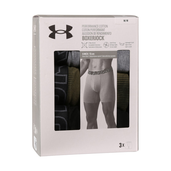 3PACK Vyriški boksininko šortai Under Armour daugiaspalviai (1383890 390)