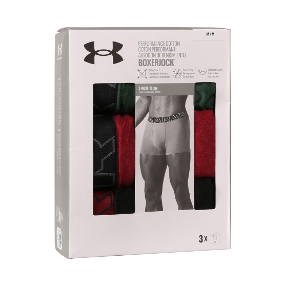 3PACK Vyriški boksininko šortai Under Armour daugiaspalviai (1383891 302)