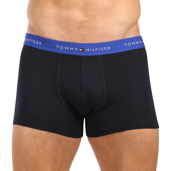 3PACK Vyriški boksininko šortai Tommy Hilfiger tamsiai mėlyni (UM0UM02763 05K)