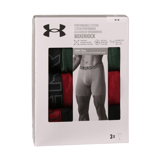 3PACK Vyriški boksininko šortai Under Armour daugiaspalviai (1383889 302)