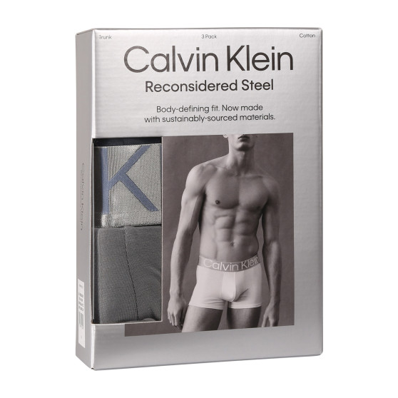 3PACK Vyriški boksininko šortai Calvin Klein daugiaspalviai (NB3130A-PZD)