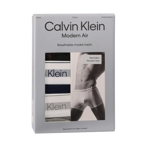 3PACK Vyriški boksininko šortai Calvin Klein daugiaspalviai (NB3953A-PS8)