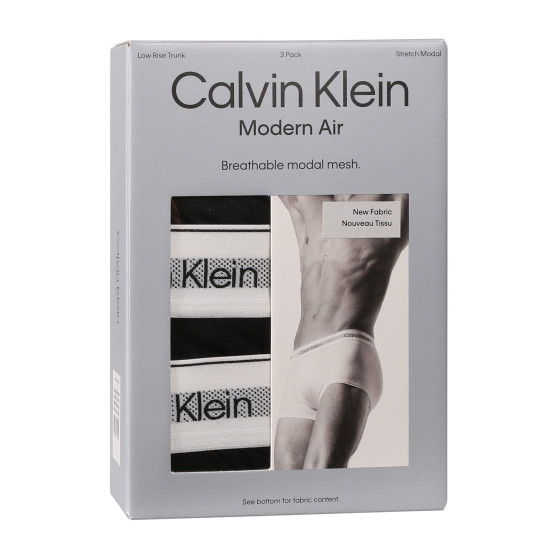 3PACK Vyriški boksininko šortai Calvin Klein juodi (NB3956A-UB1)