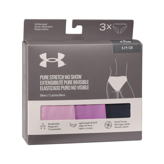 3PACK Moteriškos kelnaitės Under Armour multicolour (1383898 572)