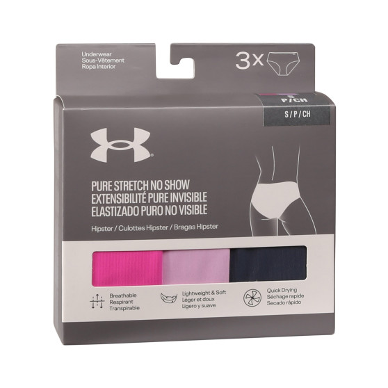 3PACK Moteriškos kelnaitės Under Armour multicolour (1383895 652)