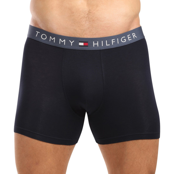 3PACK Vyriški boksininko šortai Tommy Hilfiger tamsiai mėlyni (UM0UM03431 0R1)