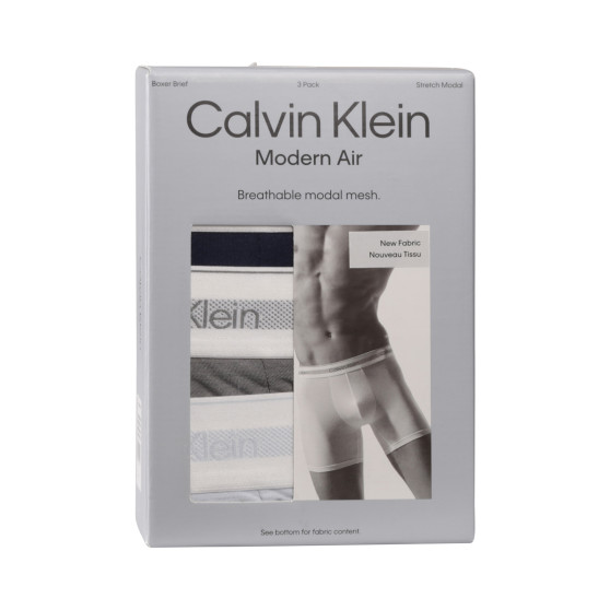 3PACK Vyriški boksininko šortai Calvin Klein daugiaspalviai (NB3954A-PS9)