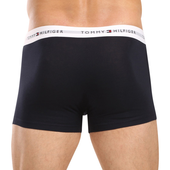 7PACK Vyriški boksininko šortai Tommy Hilfiger tamsiai mėlyni (UM0UM03385 0W4)