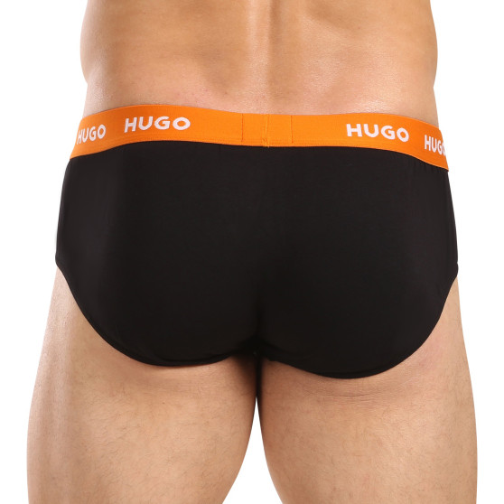 3PACK Vyriškos kelnaitės HUGO juodos (50492378 002)