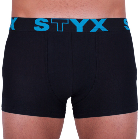 5PACK Vyriški boksininko šortai Styx sportiniai elastiniai oversized daugiaspalviai (5R9612817)