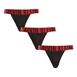 3PACK vyriškos sportinės kelnės Calvin Klein juodos spalvos (NB3606A-Q5X)