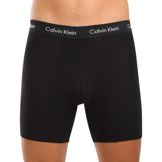 3PACK Vyriški boksininko šortai Calvin Klein daugiaspalviai (NB1770A-QRH)