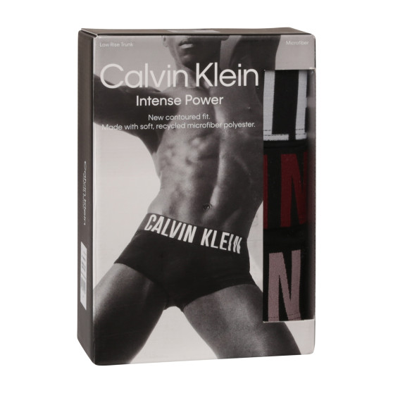 3PACK Vyriški boksininko šortai Calvin Klein juodi (NB3611A-Q1S)