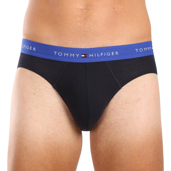 3PACK vyriškos kelnaitės Tommy Hilfiger tamsiai mėlynos (UM0UM02904 0Y1)