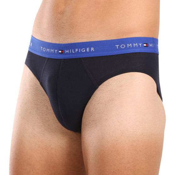 3PACK vyriškos kelnaitės Tommy Hilfiger tamsiai mėlynos (UM0UM02904 0Y1)