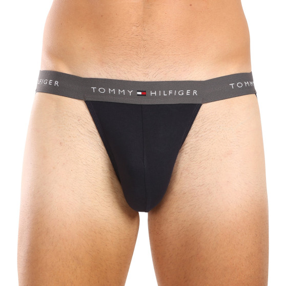 3PACK vyriškos sportinės kelnės Tommy Hilfiger juodos spalvos (UM0UM03384 0UI)