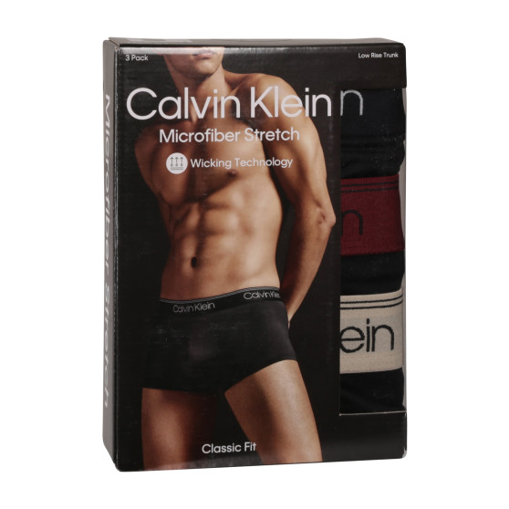 3PACK Vyriški boksininko šortai Calvin Klein juodi (NB2569A-Q84)