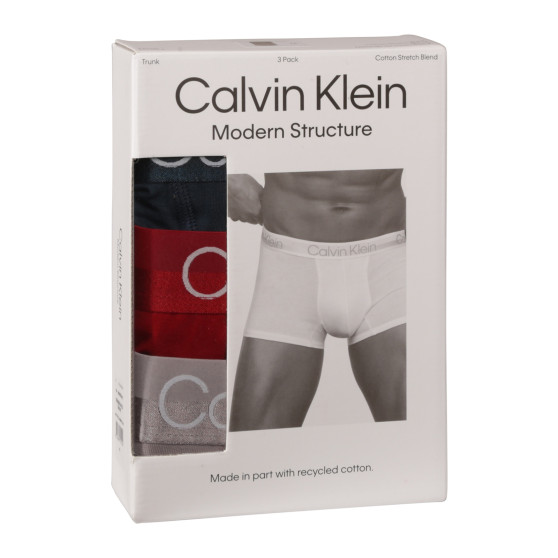 3PACK Vyriški boksininko šortai Calvin Klein daugiaspalviai (NB2970A-PZN)