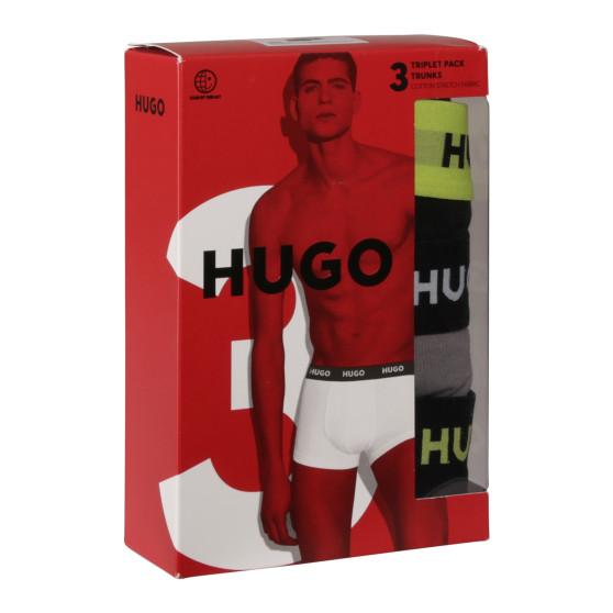 3PACK Vyriški boksininko šortai HUGO daugiaspalviai (50517878 986)