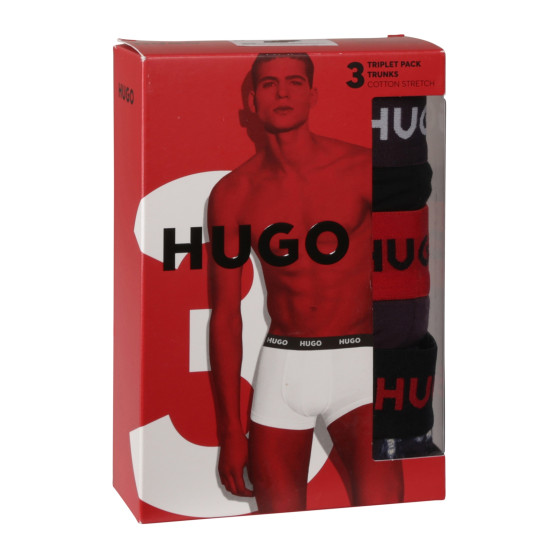 3PACK Vyriški boksininko šortai HUGO daugiaspalviai (50517894 982)