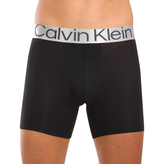 3PACK Vyriški boksininko šortai Calvin Klein juodi (NB3131A-PZE)