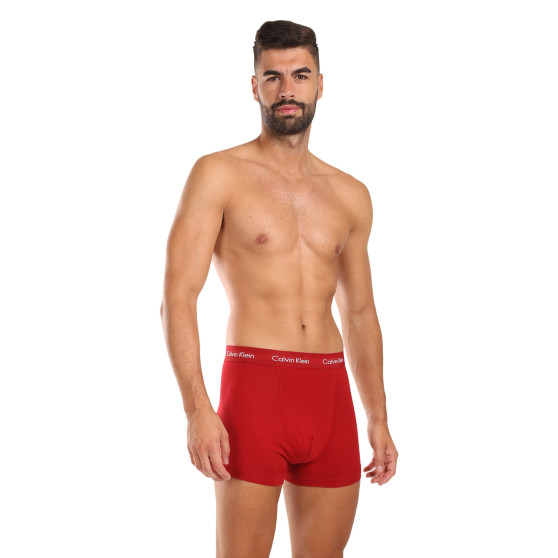 3PACK Vyriški boksininko šortai Calvin Klein daugiaspalviai (NB3056A-QYP)