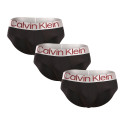 3PACK Vyriškos kelnaitės Calvin Klein juodos (NB3073A-Q09)