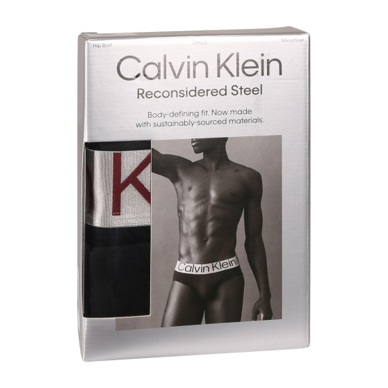 3PACK Vyriškos kelnaitės Calvin Klein juodos (NB3073A-Q09)