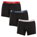 3PACK Vyriški boksininko šortai Calvin Klein juodi (NB2971A-PZI)