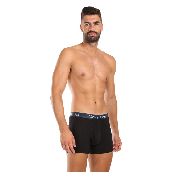 3PACK Vyriški boksininko šortai Calvin Klein juodi (NB2971A-PZI)