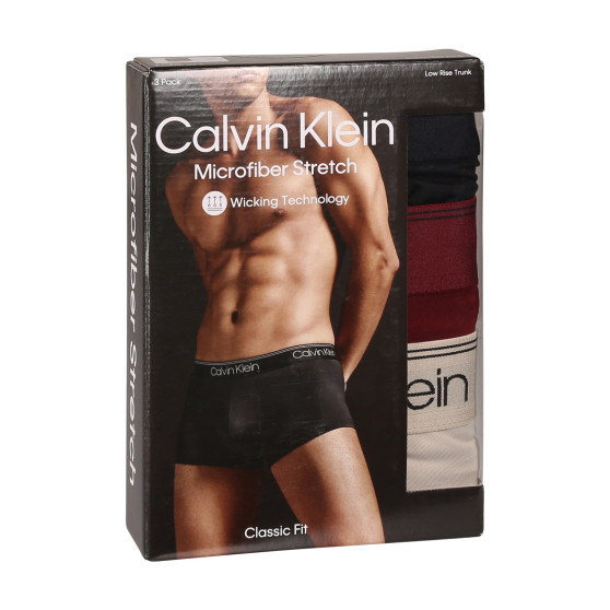 3PACK Vyriški boksininko šortai Calvin Klein daugiaspalviai (NB2569A-Q11)