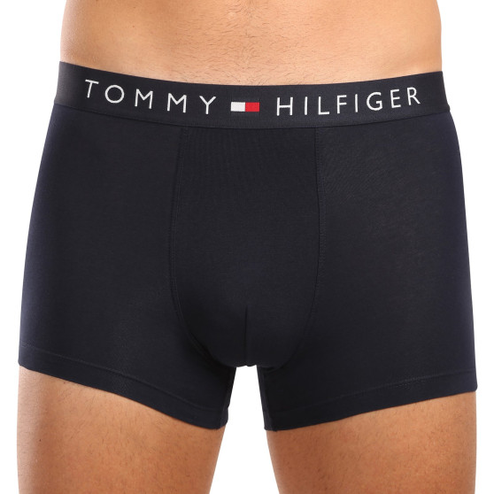 3PACK Vyriški boksininko šortai Tommy Hilfiger tamsiai mėlyni (UM0UM03181 0X0)