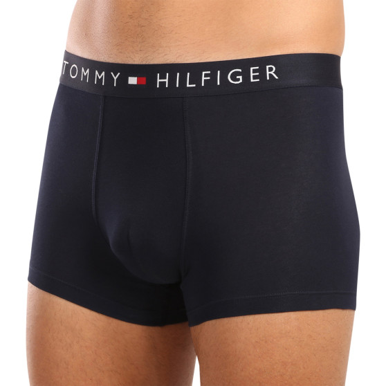 3PACK Vyriški boksininko šortai Tommy Hilfiger tamsiai mėlyni (UM0UM03181 0X0)