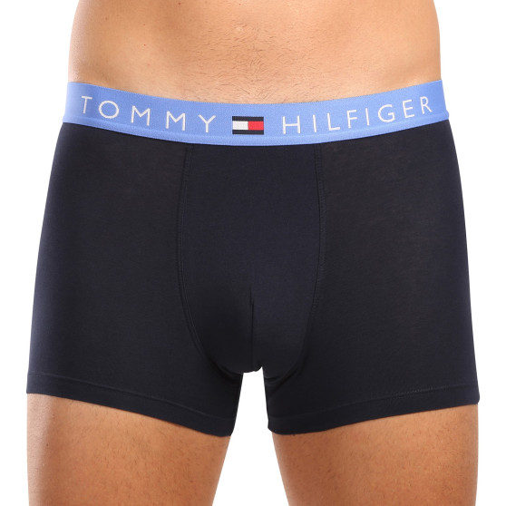 3PACK Vyriški boksininko šortai Tommy Hilfiger tamsiai mėlyni (UM0UM03181 0X0)