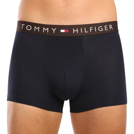 3PACK Vyriški boksininko šortai Tommy Hilfiger tamsiai mėlyni (UM0UM03181 0X0)